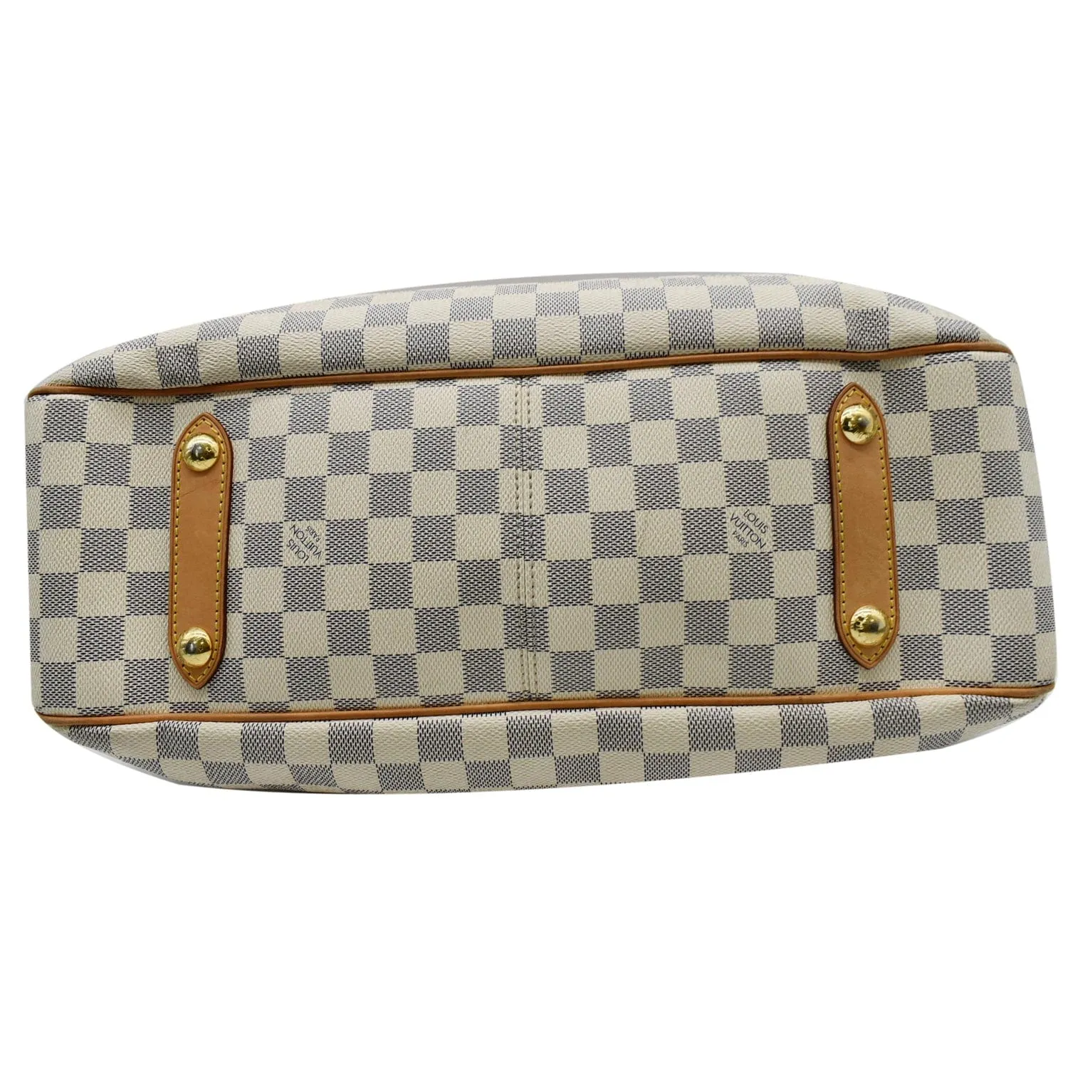 LOUIS VUITTON Siracusa GM Damier Azur Shoulder Bag White- 10% OFF