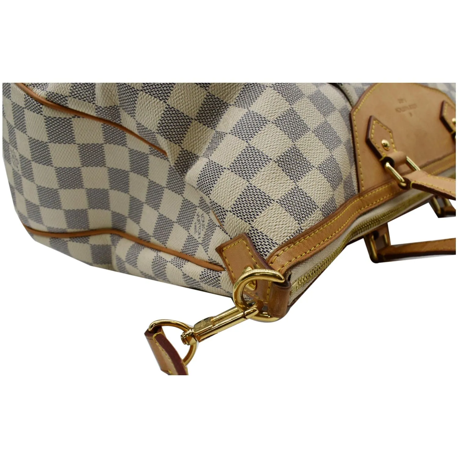 LOUIS VUITTON Siracusa GM Damier Azur Shoulder Bag White- 10% OFF
