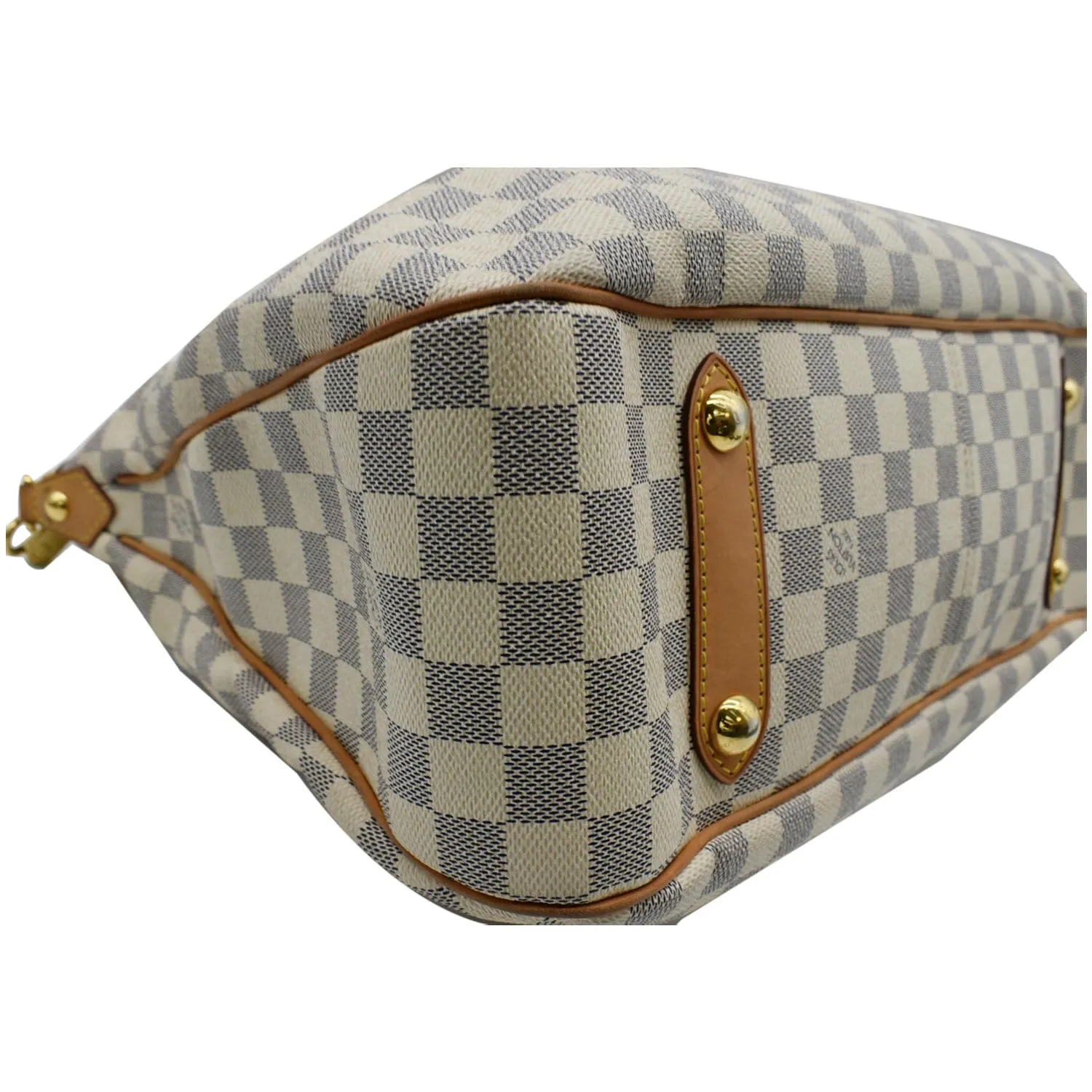 LOUIS VUITTON Siracusa GM Damier Azur Shoulder Bag White- 10% OFF