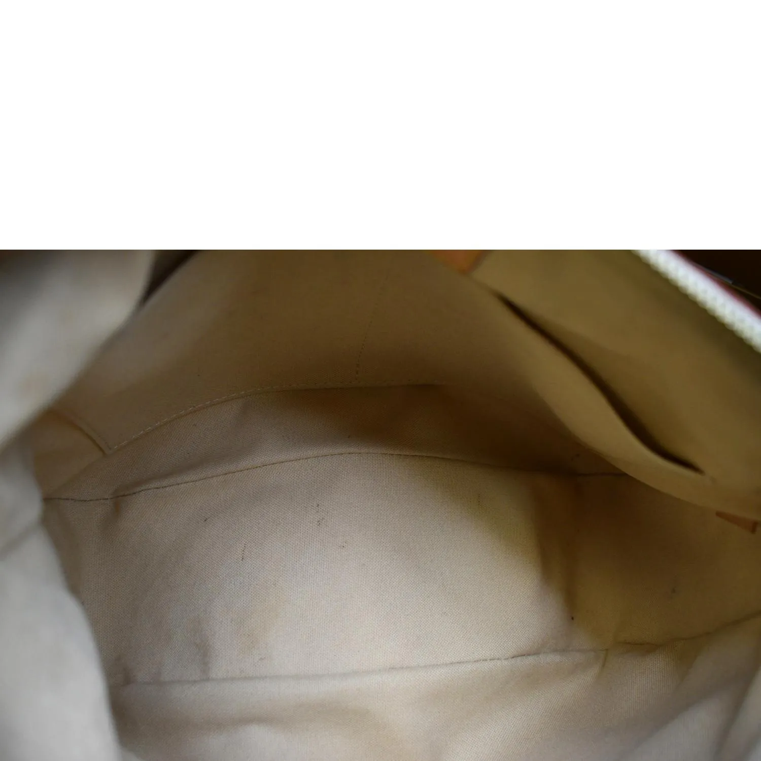 LOUIS VUITTON Siracusa PM Damier Azur Shoulder Bag White