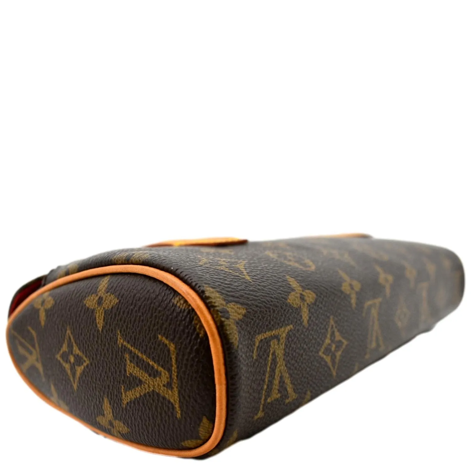 LOUIS VUITTON Sonatine Monogram Canvas Satchel Bag Brown