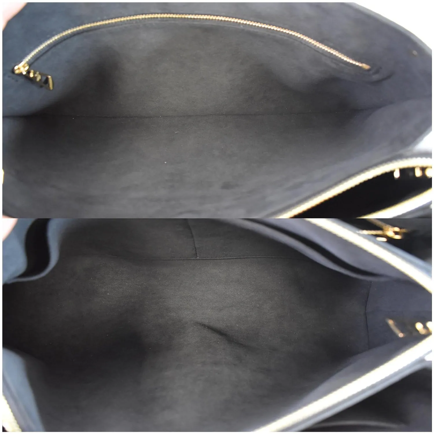 LOUIS VUITTON Soufflot MM Monogram Canvas Shoulder Bag Black