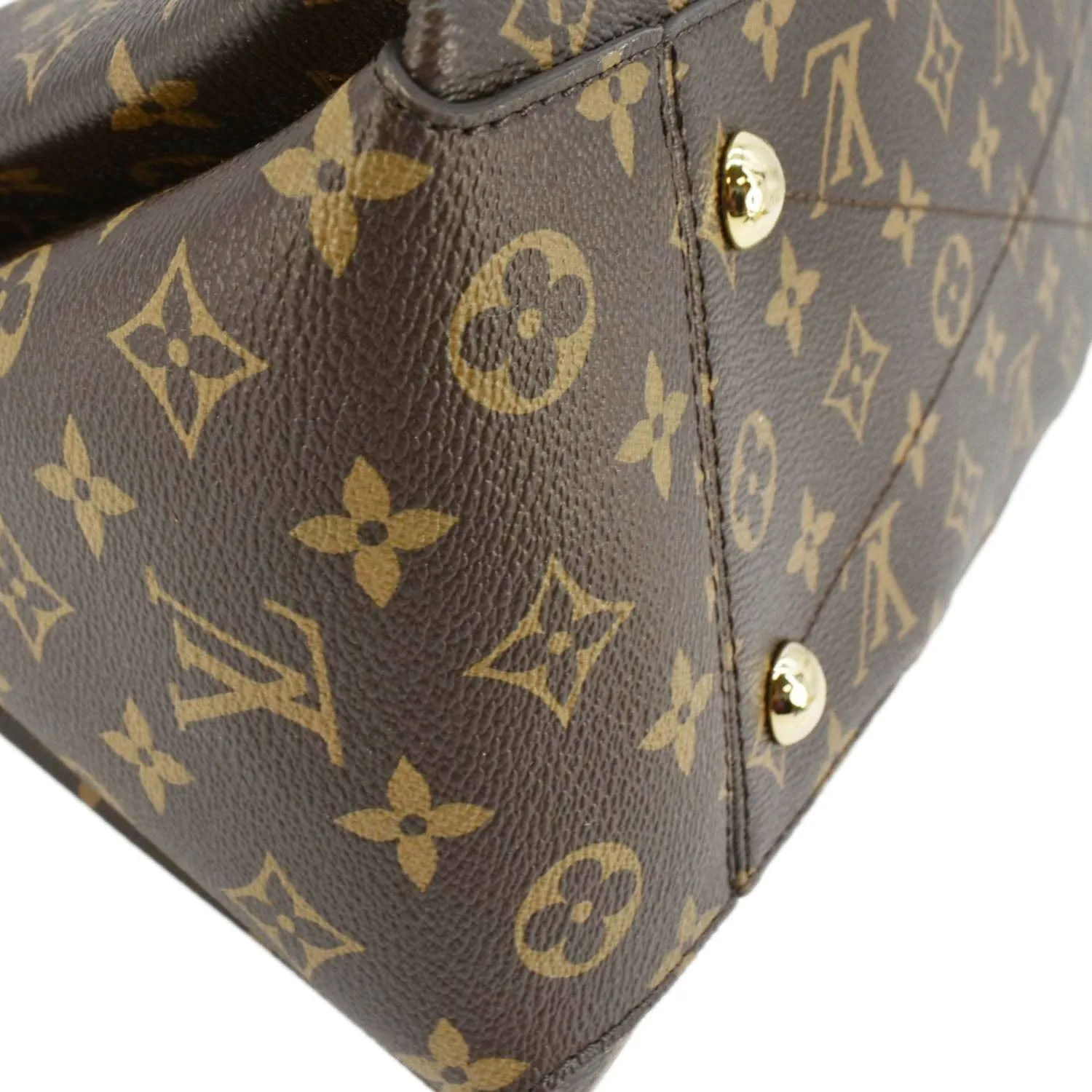LOUIS VUITTON Soufflot MM Monogram Canvas Shoulder Bag Brown