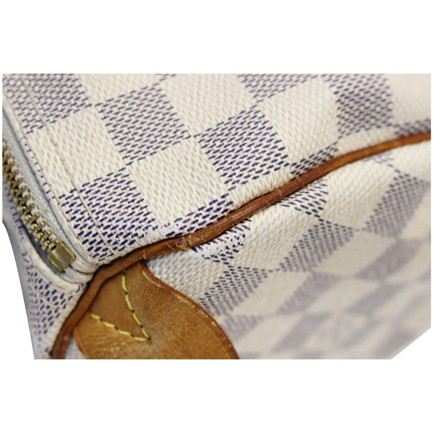 LOUIS VUITTON Speedy 25 Damier Azur Satchel Bag
