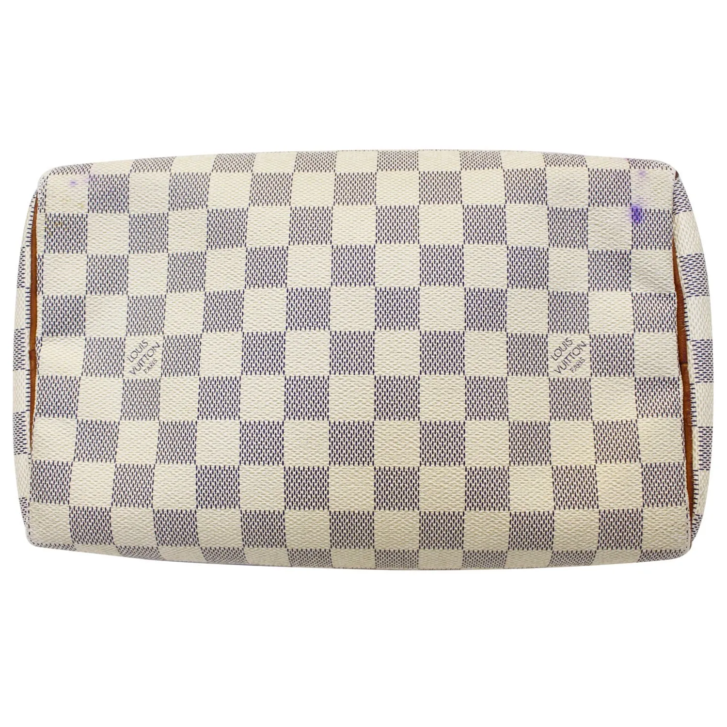 LOUIS VUITTON Speedy 25 Damier Azur Satchel Bag