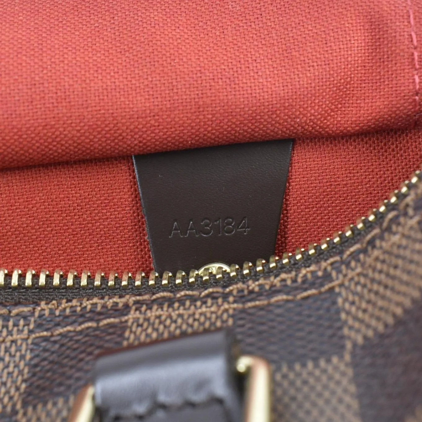 LOUIS VUITTON Speedy 25 Damier Ebene Satchel Bag Brown