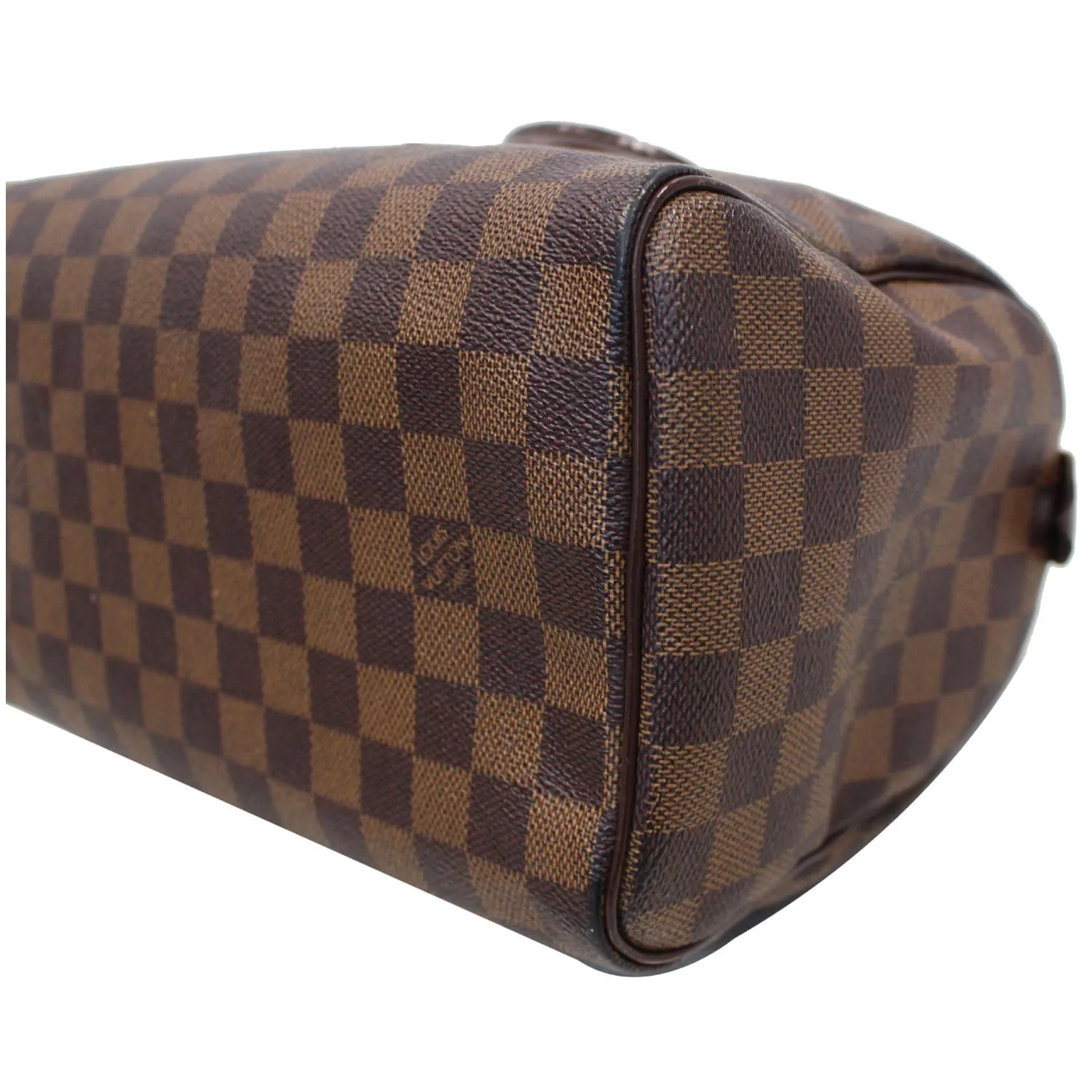 LOUIS VUITTON Speedy 25 Damier Ebene Satchel Bag Brown
