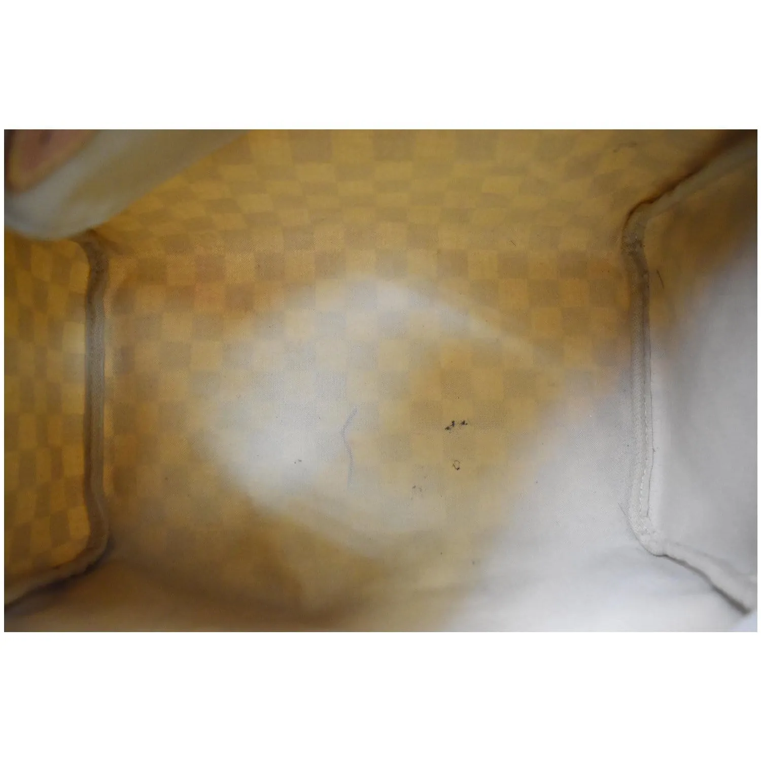 LOUIS VUITTON Speedy 30 Damier Azur Satchel Bag White