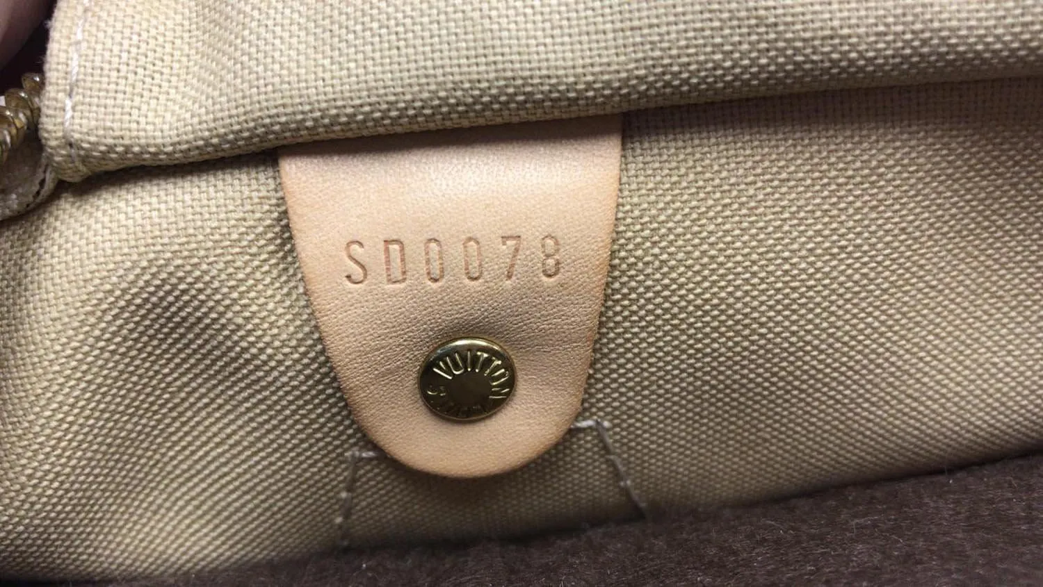 LOUIS VUITTON  Speedy 30 Damier Azur Satchel Handbag White