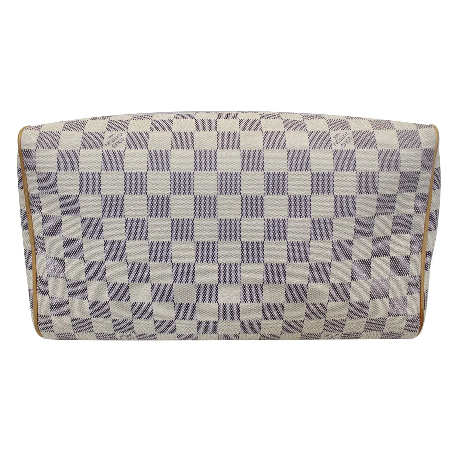 LOUIS VUITTON  Speedy 30 Damier Azur Satchel Handbag White
