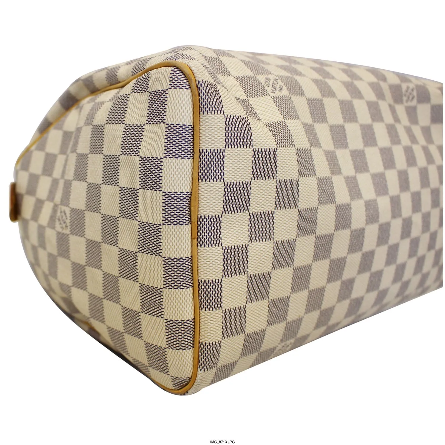 LOUIS VUITTON Speedy 30 Damier Azur Satchel Handbag