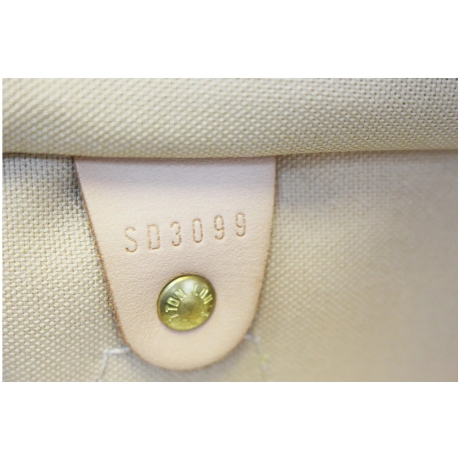 LOUIS VUITTON Speedy 30 Damier Azur Satchel Handbag