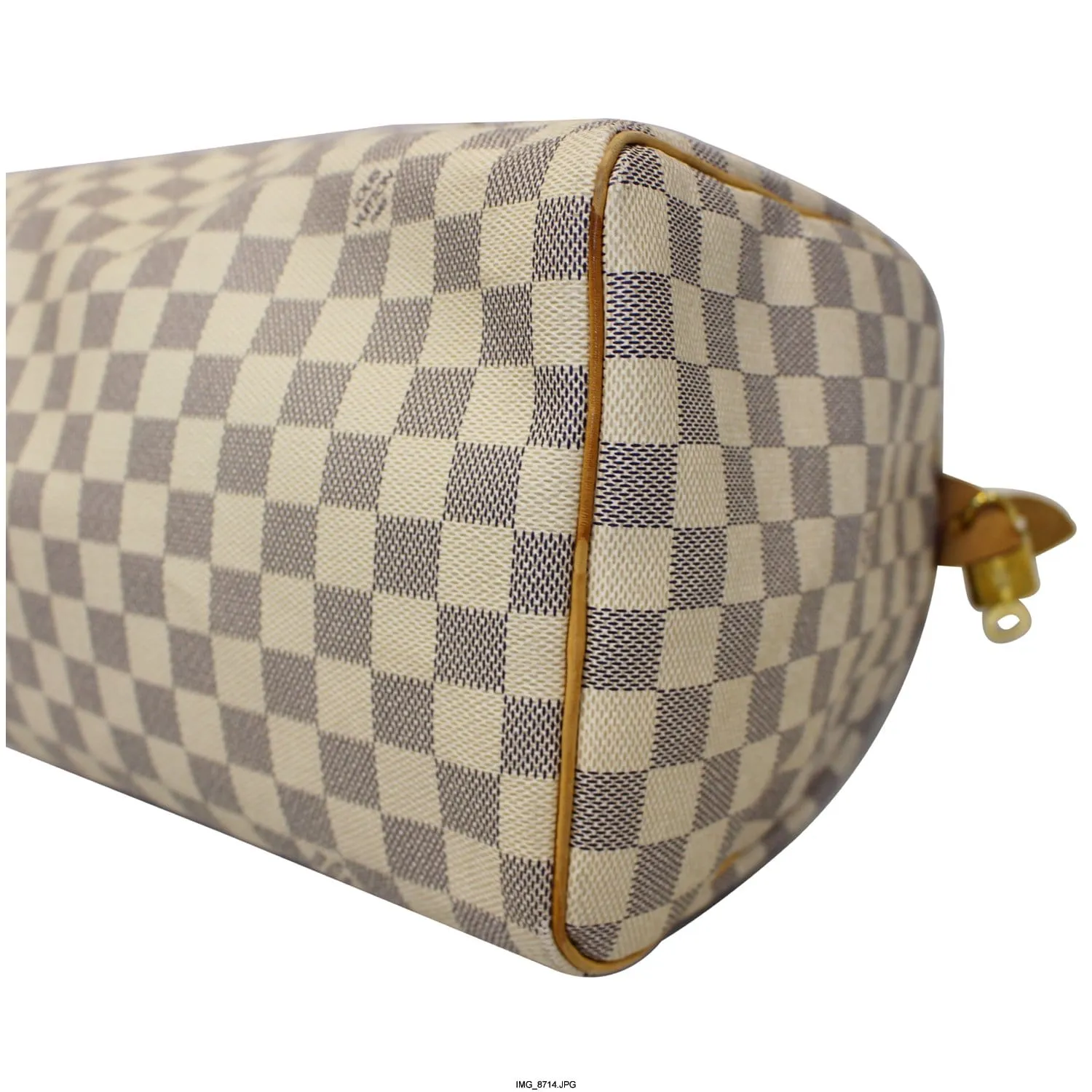 LOUIS VUITTON Speedy 30 Damier Azur Satchel Handbag