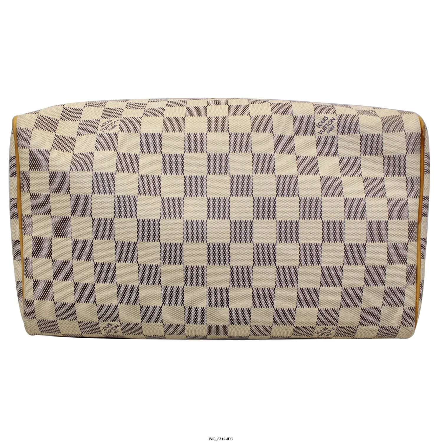 LOUIS VUITTON Speedy 30 Damier Azur Satchel Handbag
