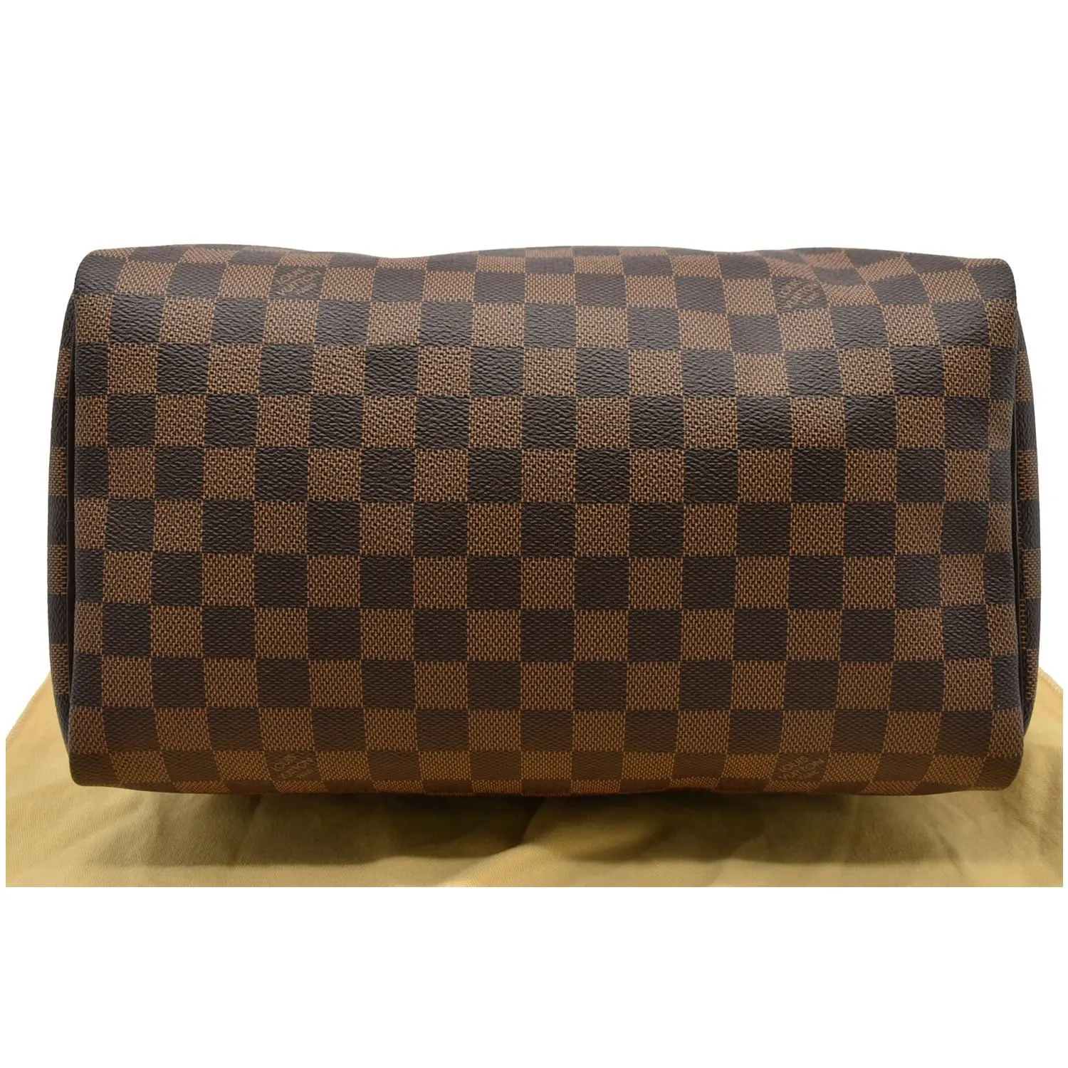 LOUIS VUITTON Speedy 30 Damier Ebene Satchel Bag Brown