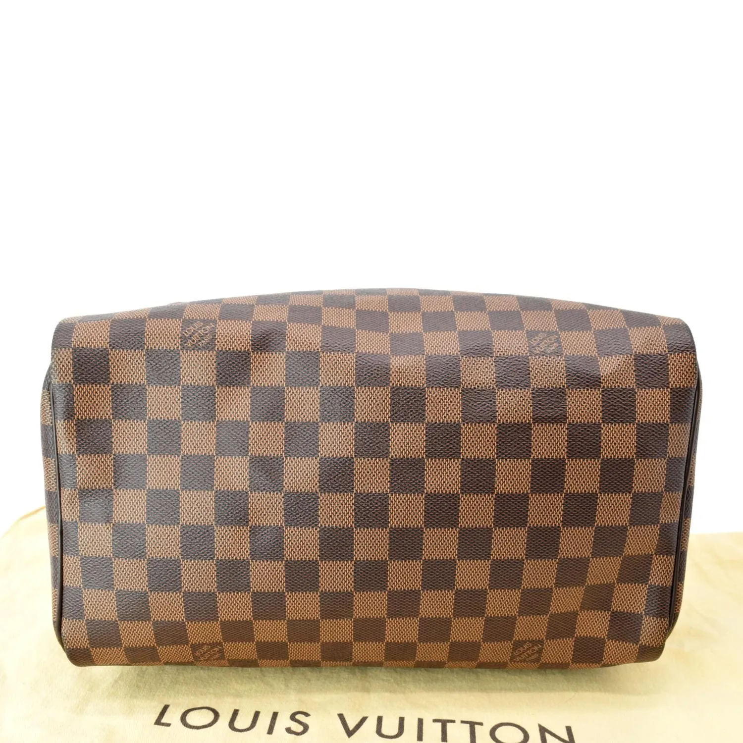 LOUIS VUITTON  Speedy 30 Damier Ebene Satchel Bag Brown