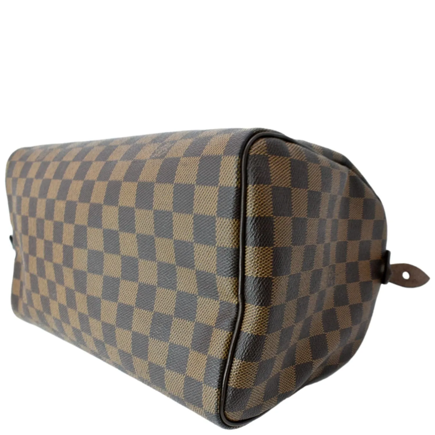 LOUIS VUITTON Speedy 30 Damier Ebene Satchel Bag Brown