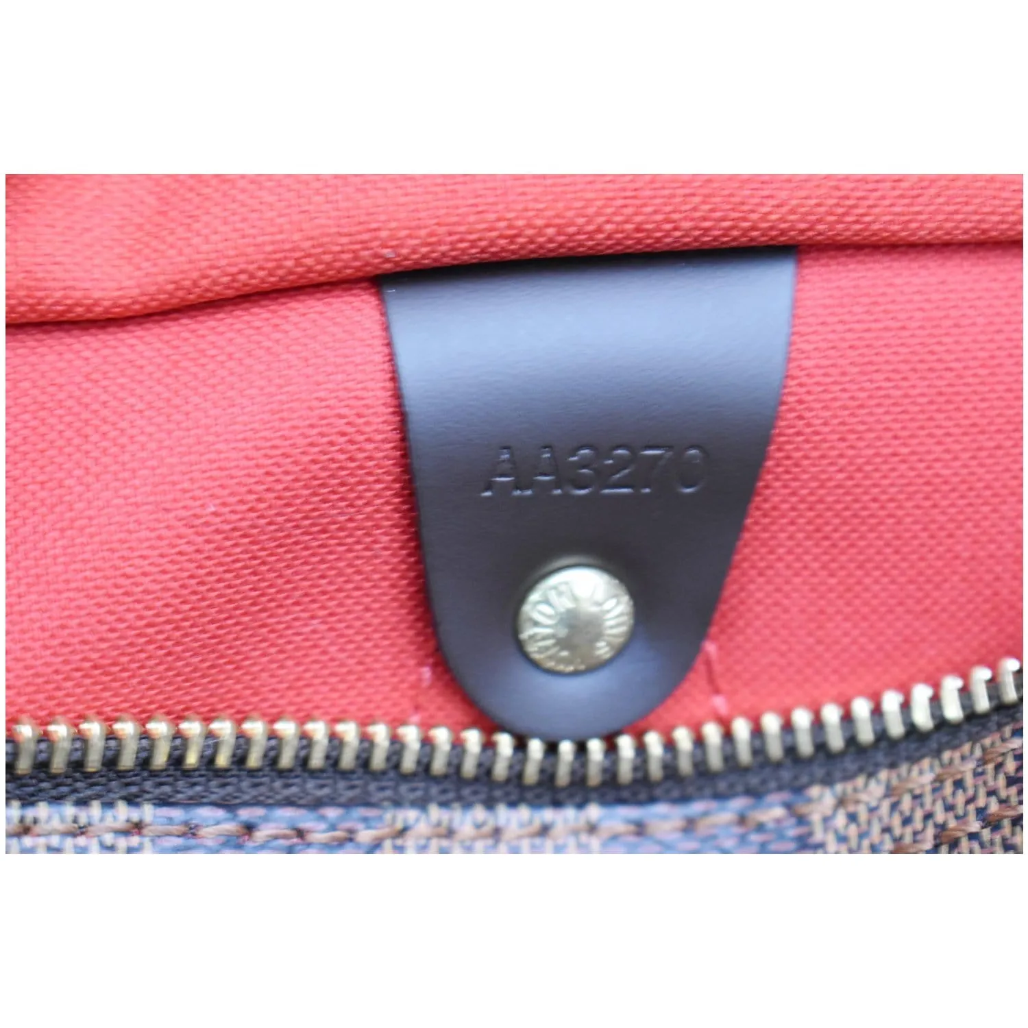 LOUIS VUITTON Speedy 30 Damier Ebene Satchel Bag Brown