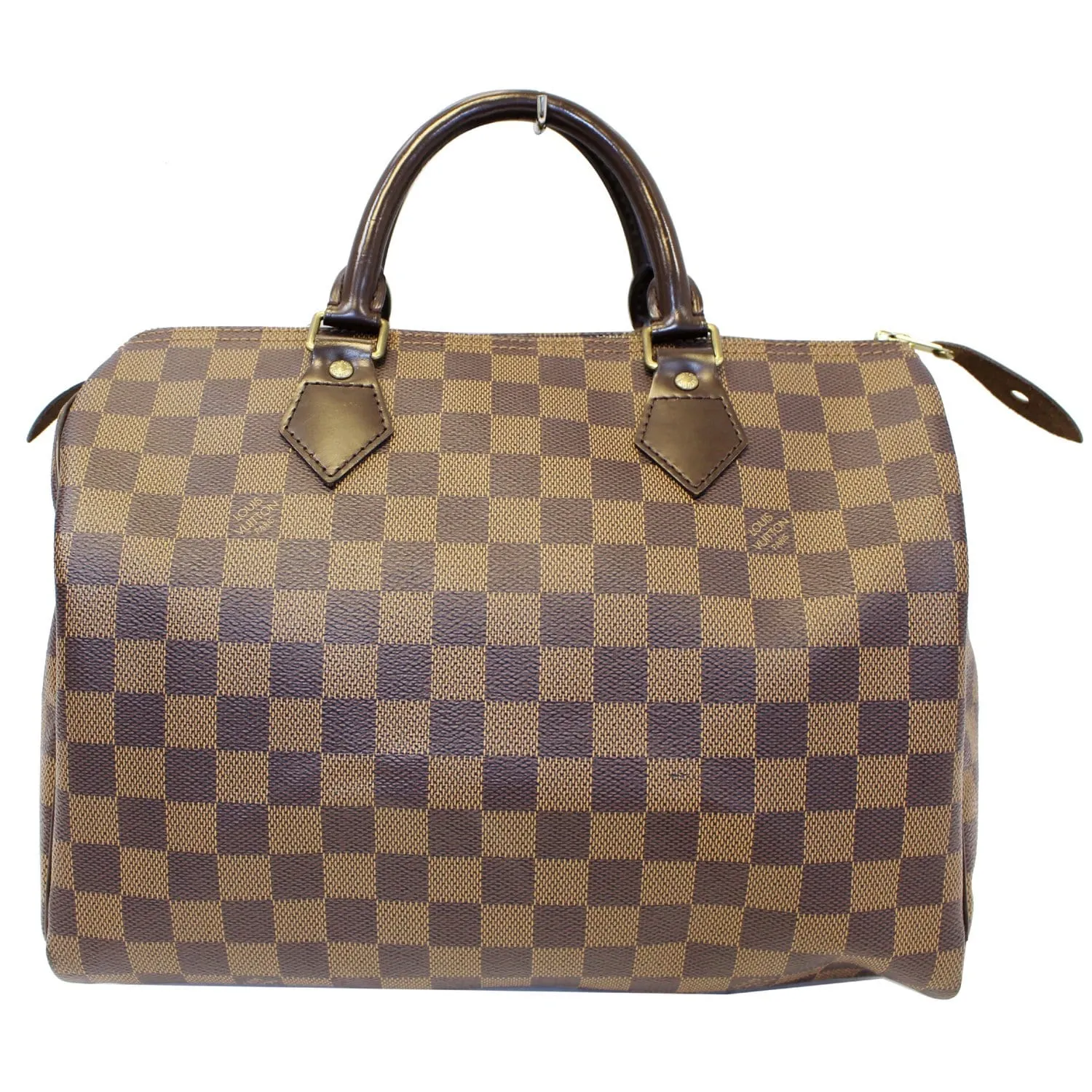 LOUIS VUITTON Speedy 30 Damier Ebene Satchel Handbag
