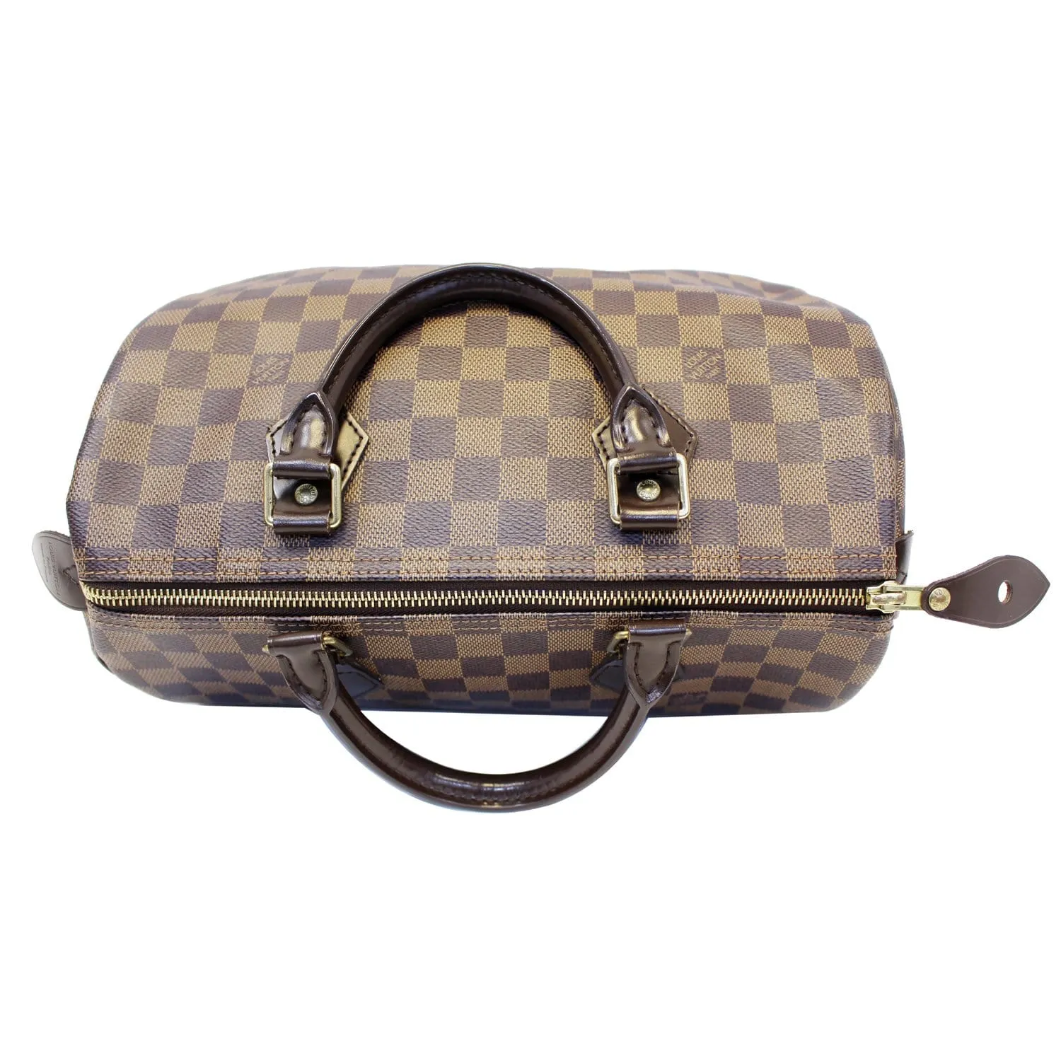 LOUIS VUITTON Speedy 30 Damier Ebene Satchel Handbag
