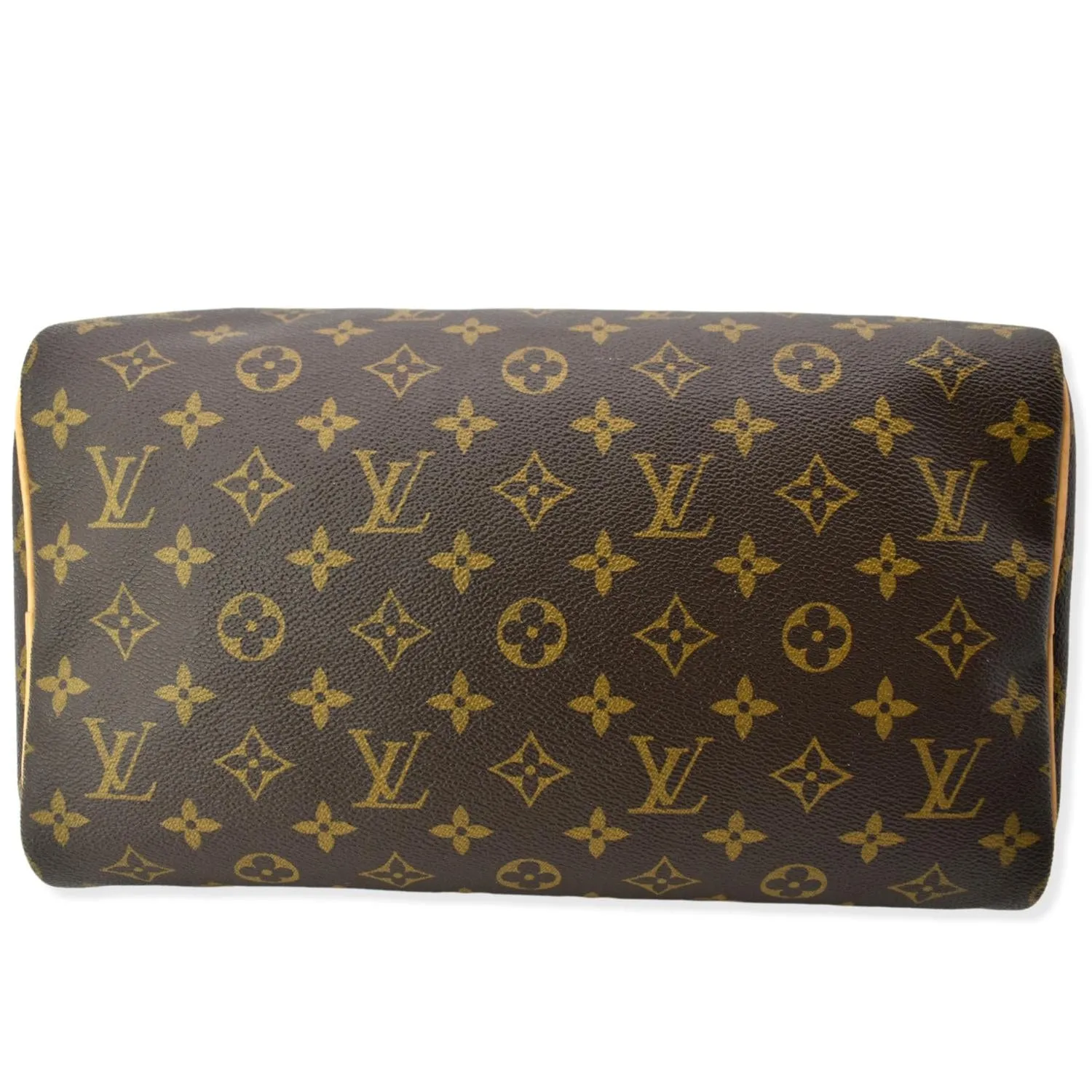 LOUIS VUITTON  Speedy 30 Monogram Canvas Satchel Bag Brown