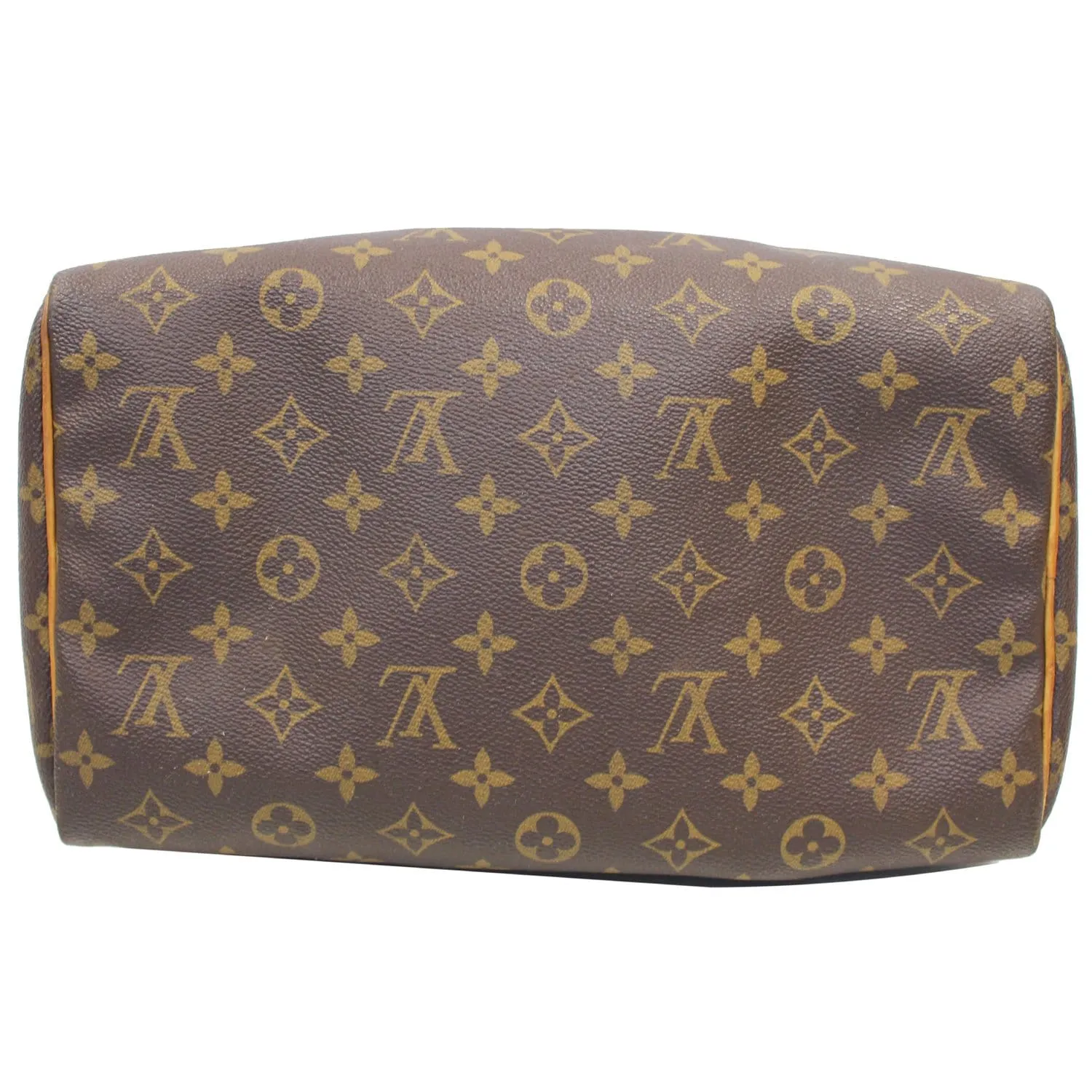 Louis Vuitton Speedy 30 Monogram Canvas Satchel Bag Brown