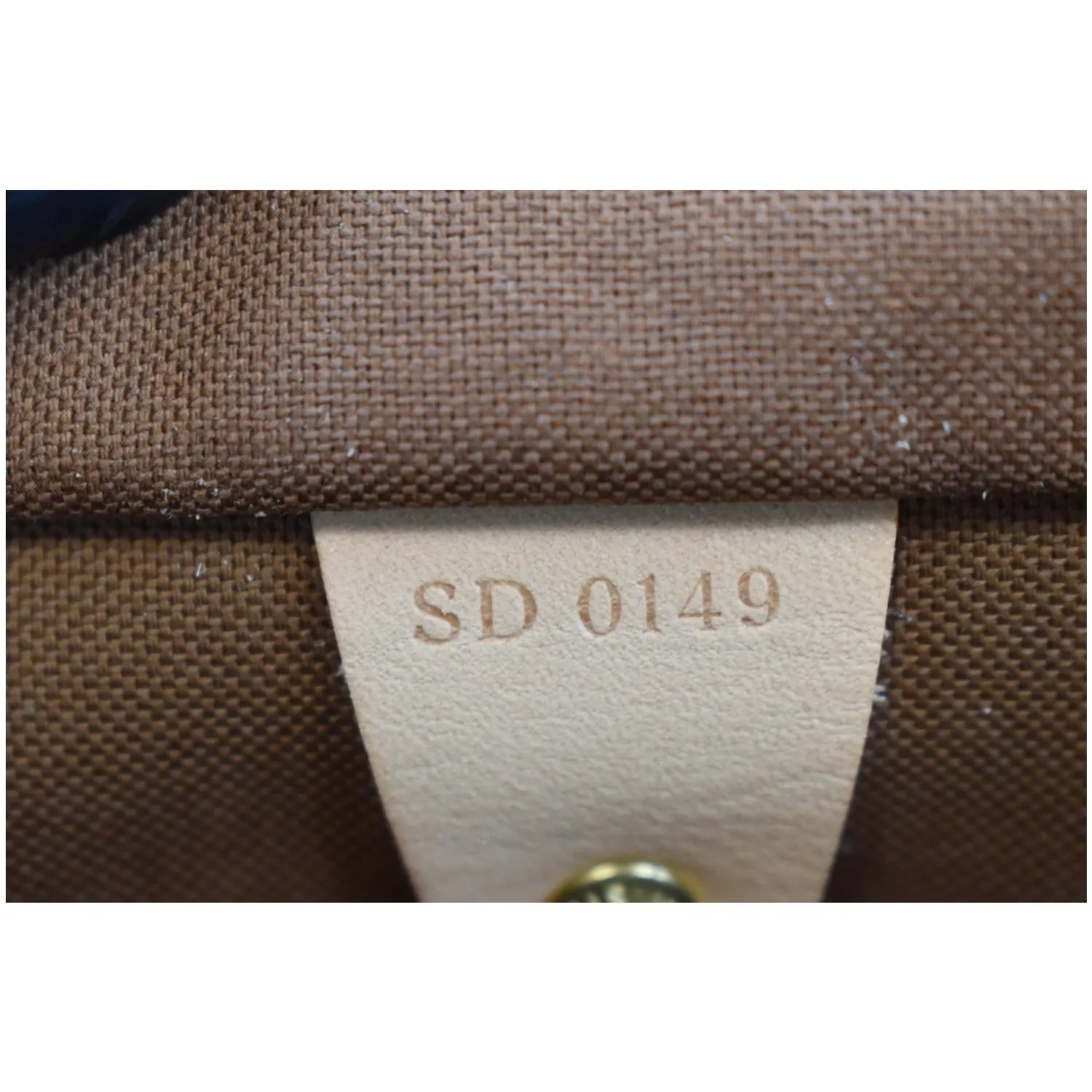 LOUIS VUITTON Speedy 30 Monogram Canvas Shoulder Bag Brown