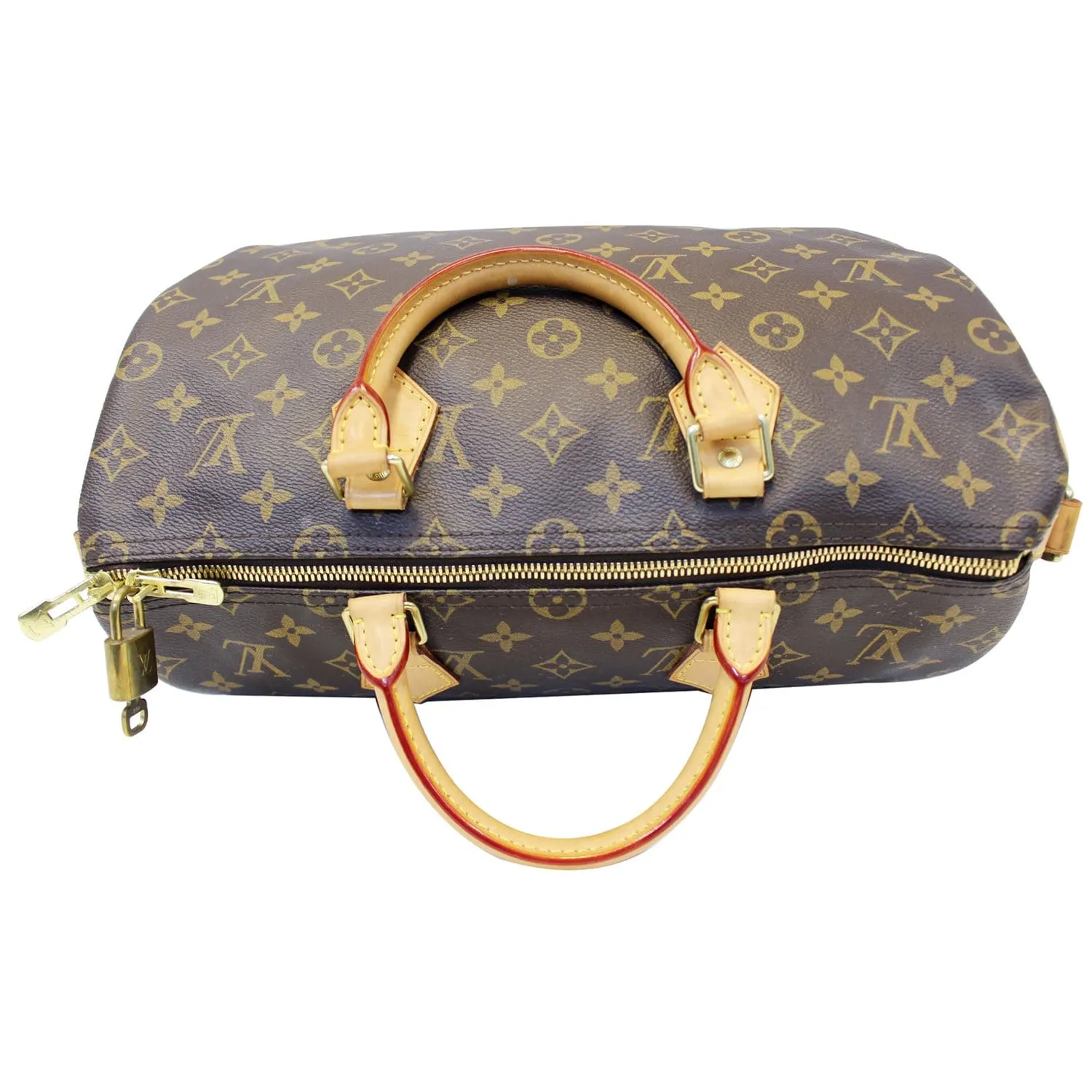 LOUIS VUITTON Speedy 35 Bandouliere Monogram Canvas Satchel Bag