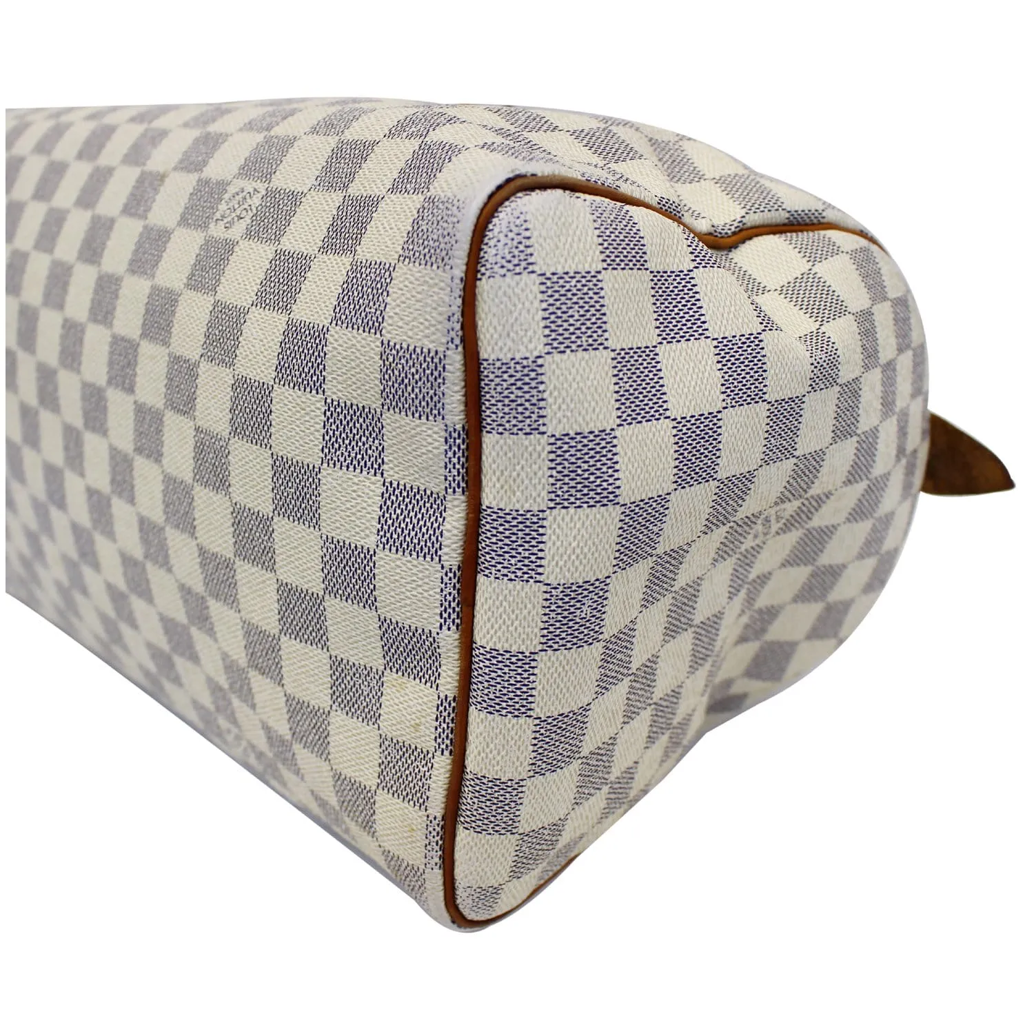 LOUIS VUITTON Speedy 35 Damier Azur Satchel Bag