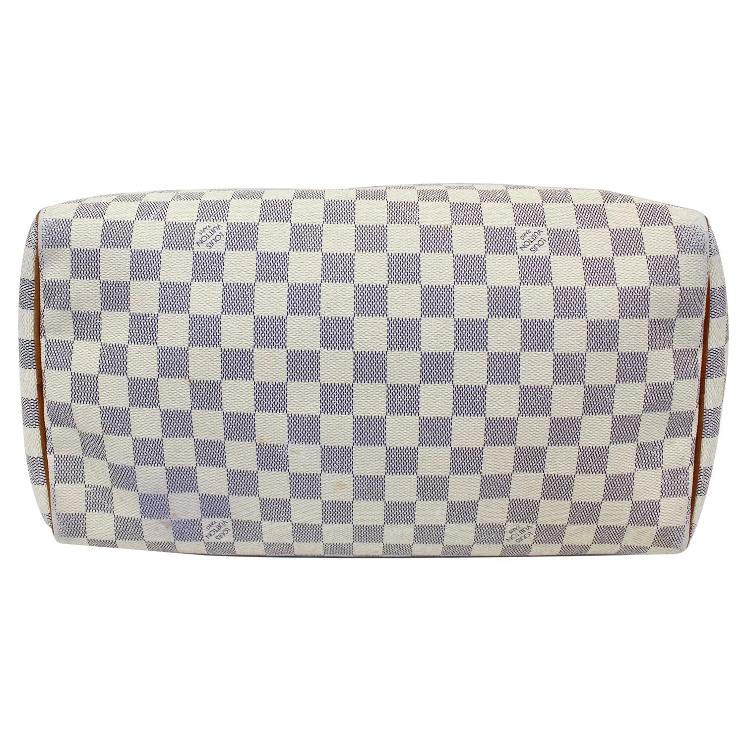 LOUIS VUITTON Speedy 35 Damier Azur Satchel Bag