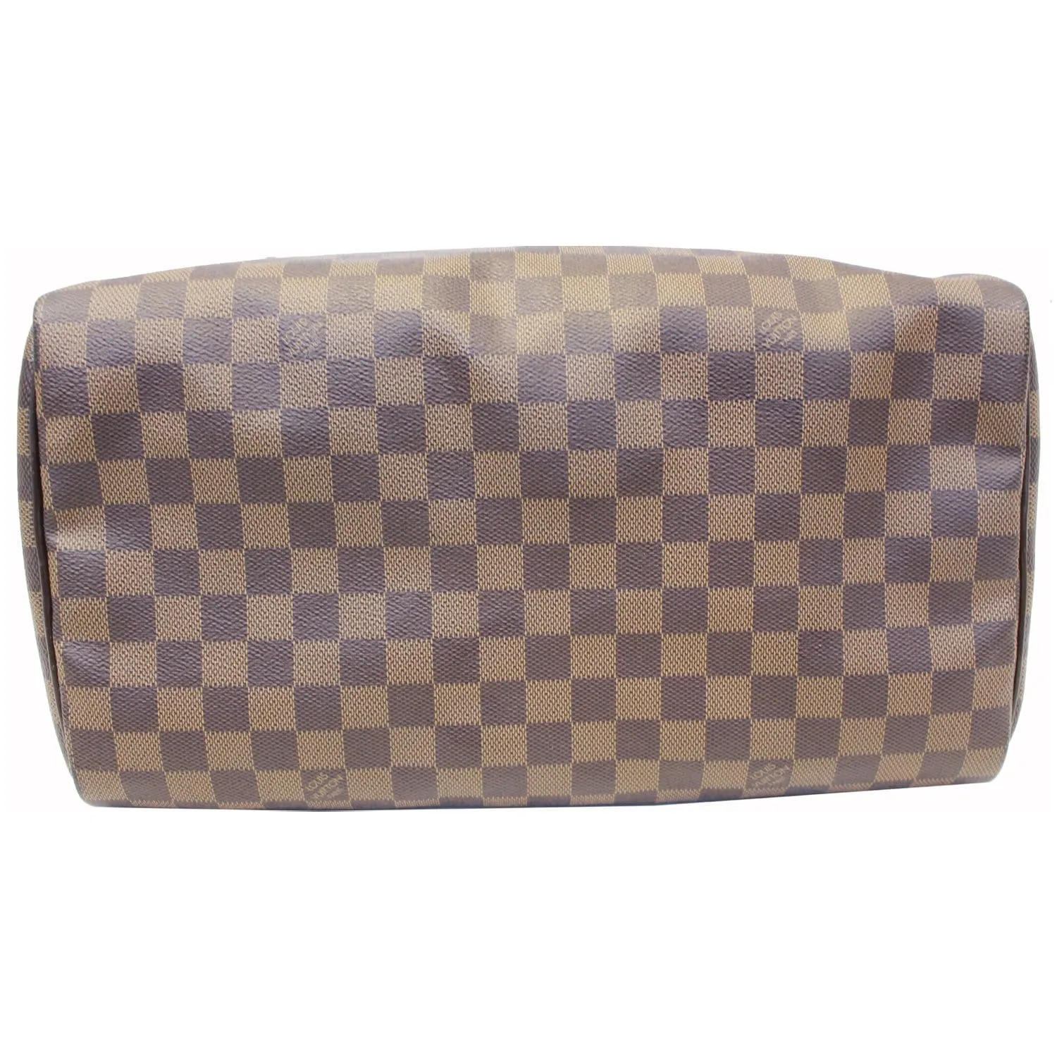 LOUIS VUITTON Speedy 35 Damier Ebene Satchel Bag Brown