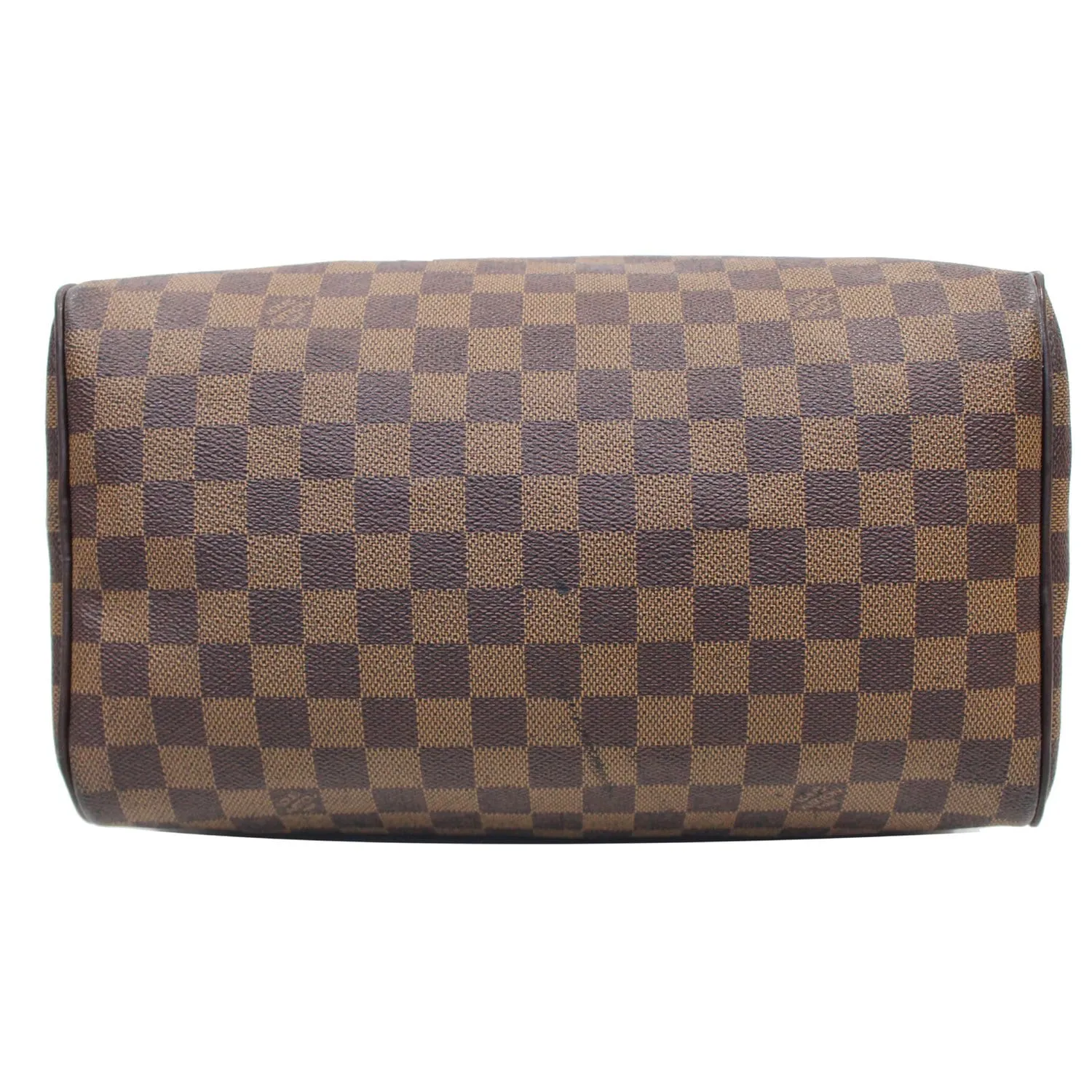 LOUIS VUITTON Speedy 35 Damier Ebene Satchel Bag Brown