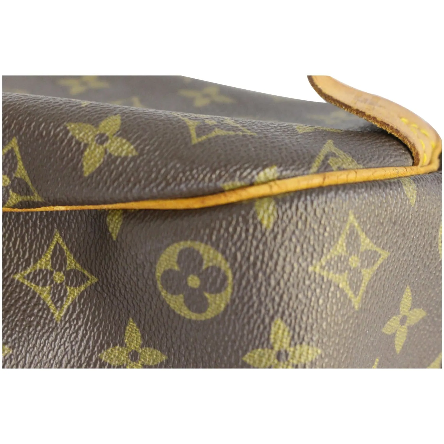LOUIS VUITTON Speedy 35 Monogram Canvas Satchel Bag Brown