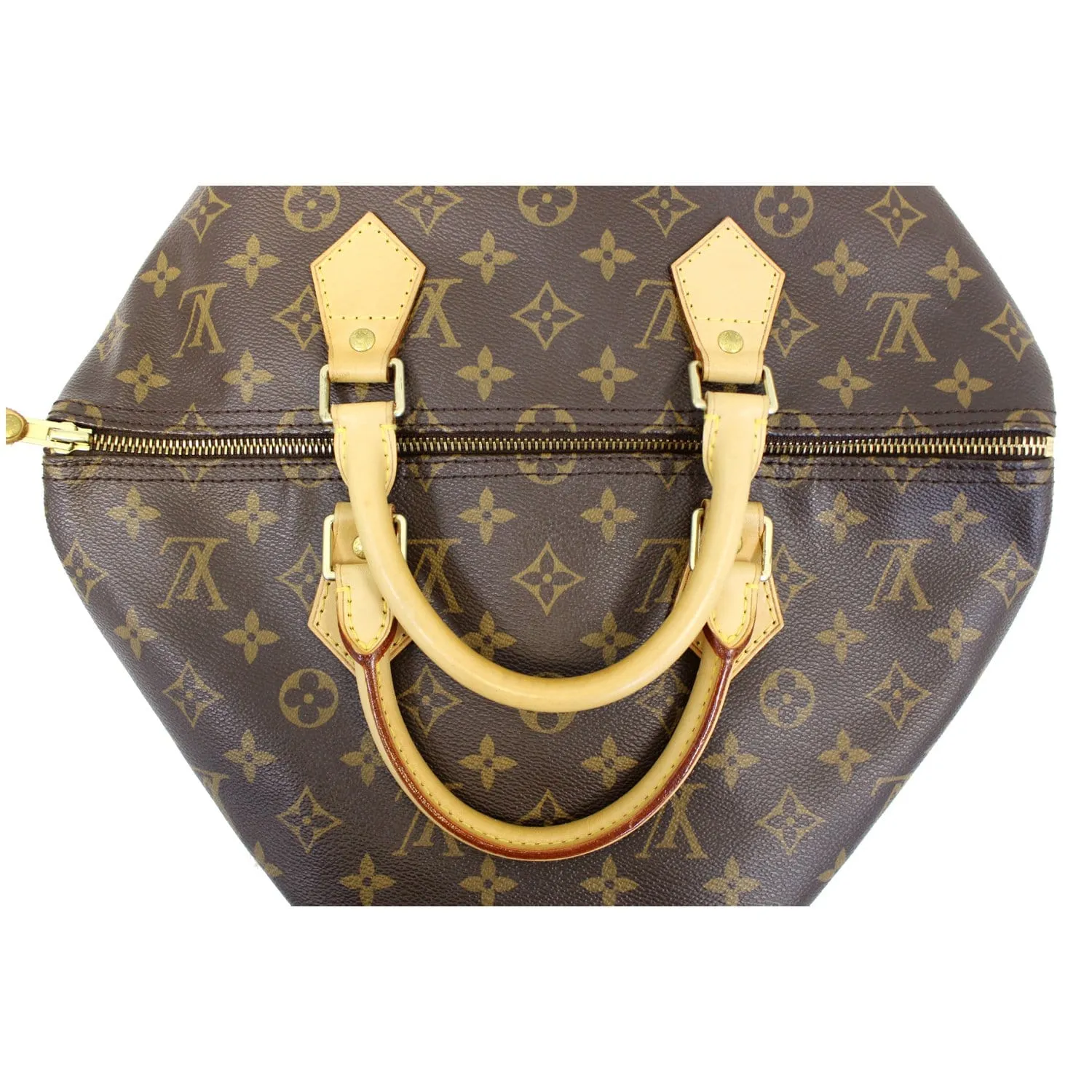 LOUIS VUITTON Speedy 35 Monogram Canvas Satchel Bag