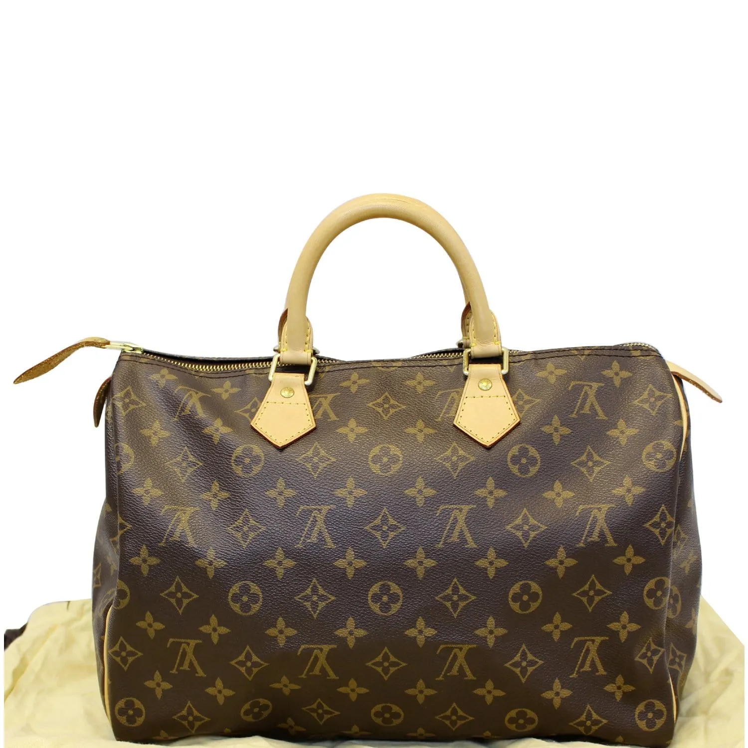 LOUIS VUITTON Speedy 35 Monogram Canvas Satchel Bag