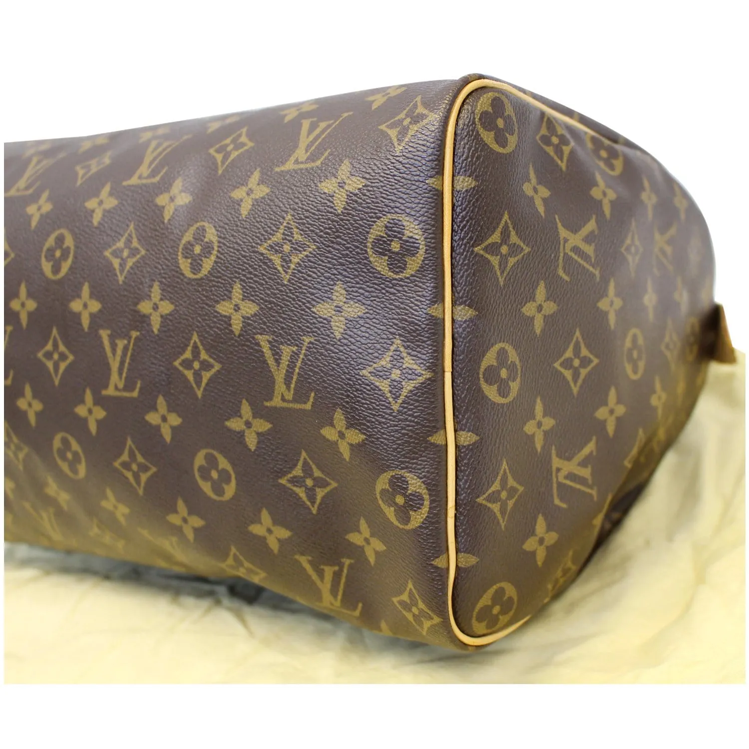 LOUIS VUITTON Speedy 35 Monogram Canvas Satchel Bag