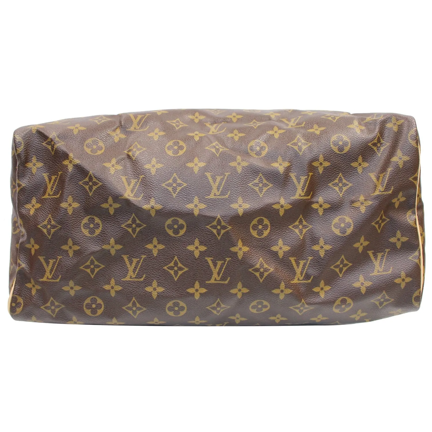 LOUIS VUITTON Speedy 40 Monogram Canvas Satchel Bag Brown