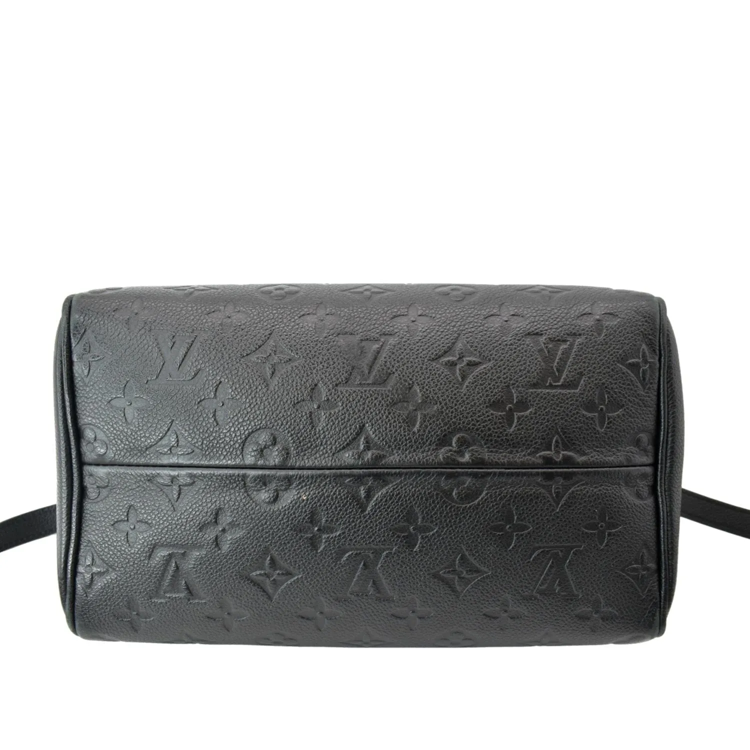 LOUIS VUITTON Speedy Bandouliere 25 Empreinte Leather  Shoulder Bag Black