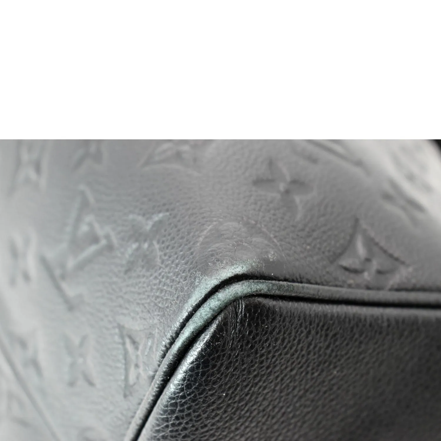 LOUIS VUITTON Speedy Bandouliere 25 Empreinte Leather  Shoulder Bag Black