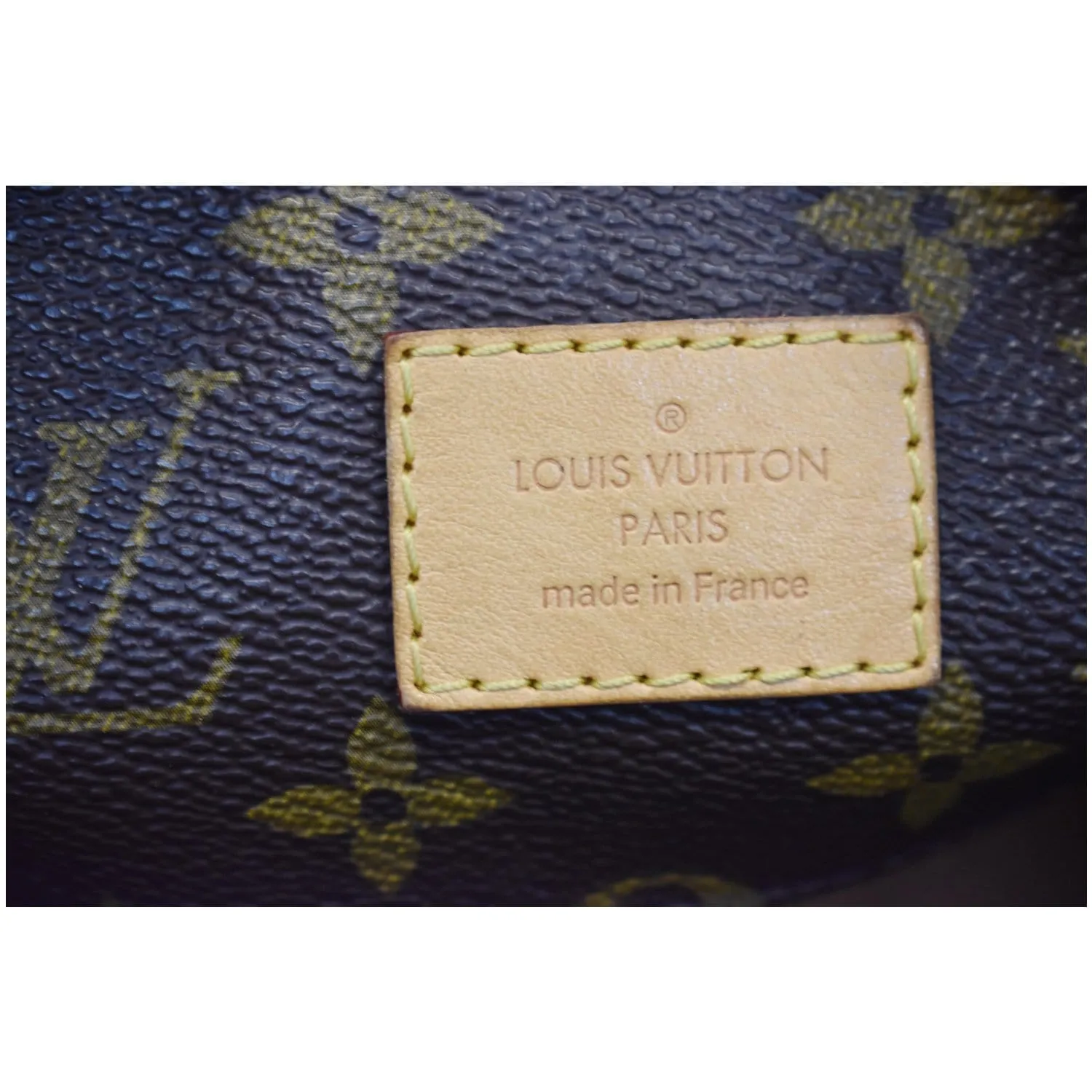 LOUIS VUITTON Sully MM Monogram Canvas Shoulder Bag Brown