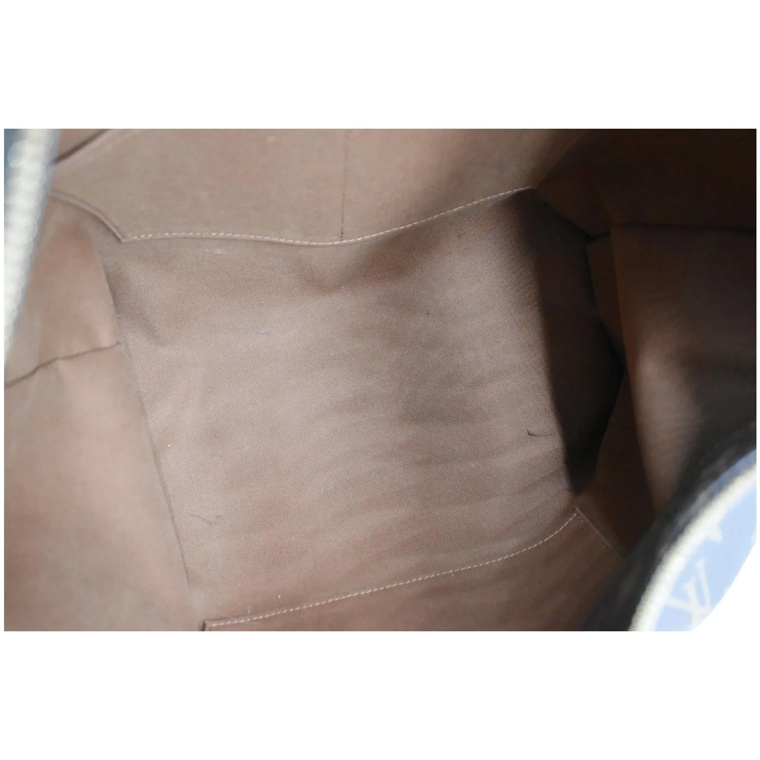LOUIS VUITTON Sully MM Monogram Canvas Shoulder Bag Brown