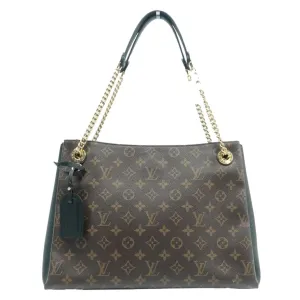 LOUIS VUITTON Surene MM Monogram Canvas Shoulder Bag Black