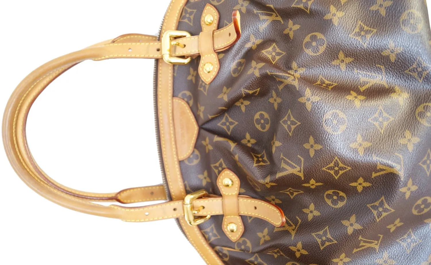 LOUIS VUITTON Tivoli GM Monogram Canvas  Brown Shoulder Bag