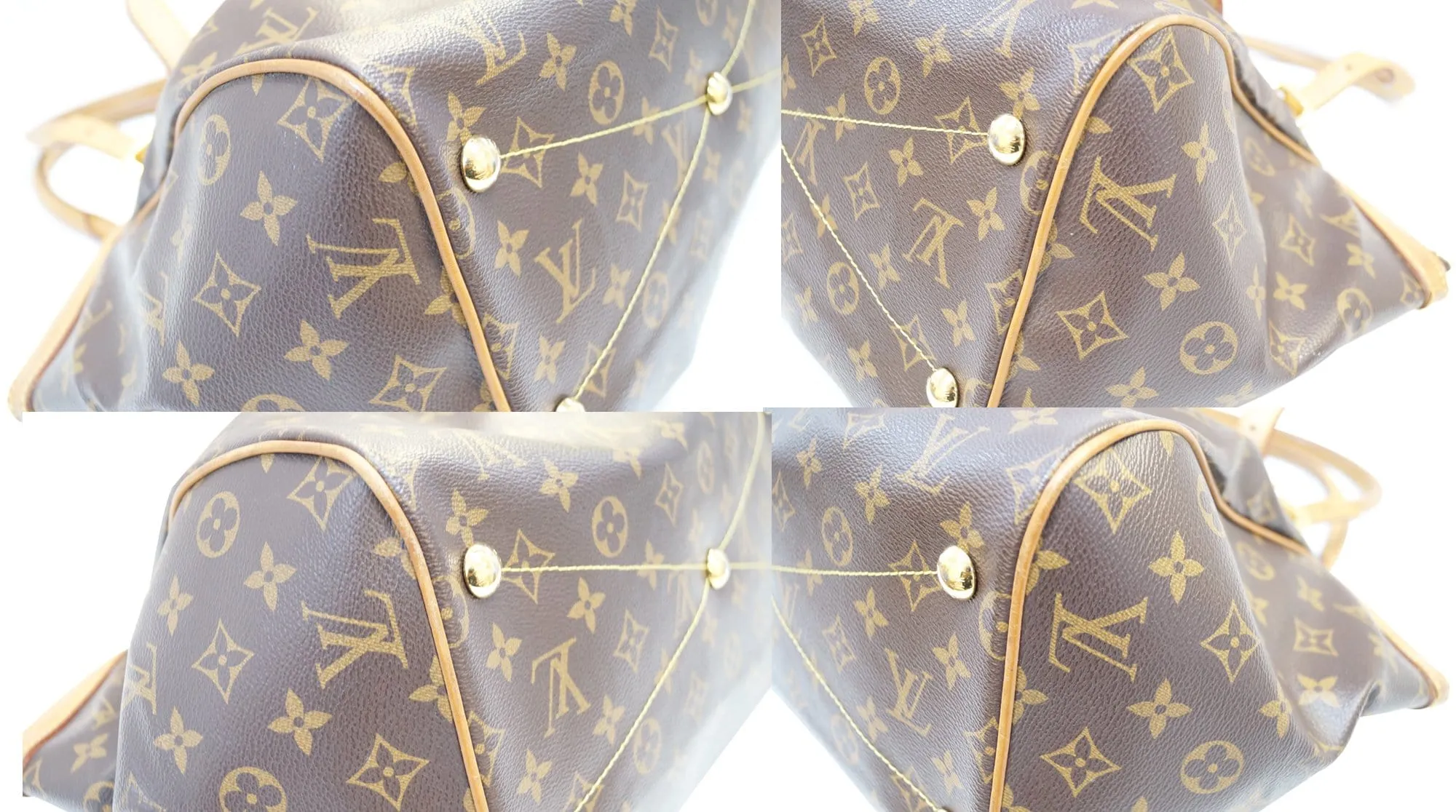 LOUIS VUITTON Tivoli GM Monogram Canvas  Brown Shoulder Bag