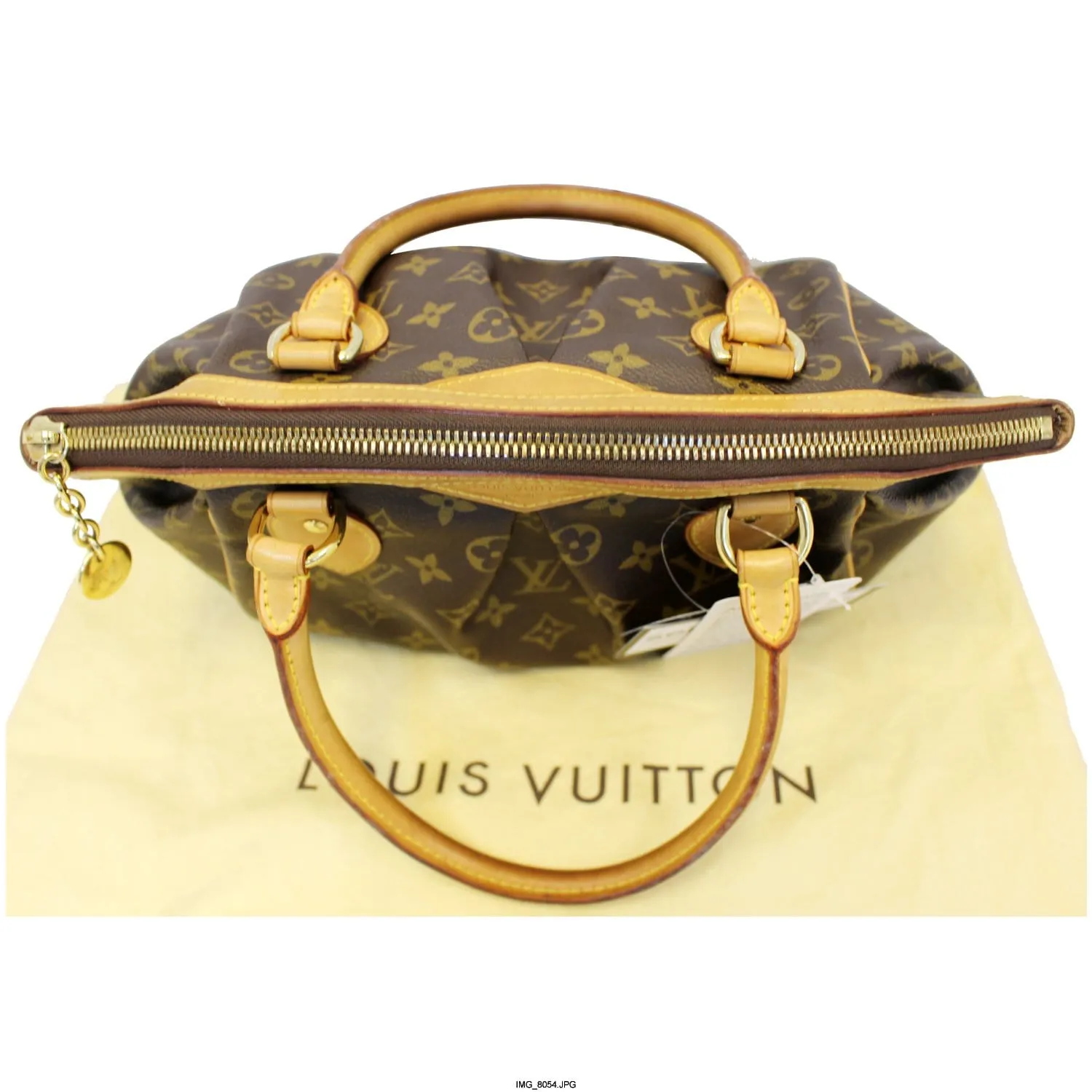 LOUIS VUITTON Tivoli PM Monogram Canvas Shoulder Satchel Bag
