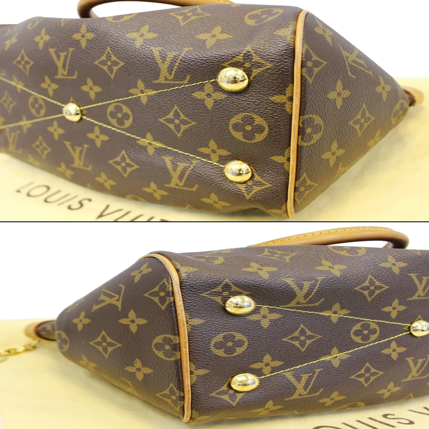 LOUIS VUITTON Tivoli PM Monogram Canvas Shoulder Satchel Bag