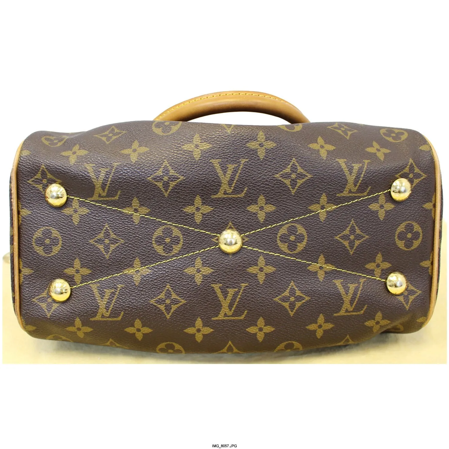 LOUIS VUITTON Tivoli PM Monogram Canvas Shoulder Satchel Bag