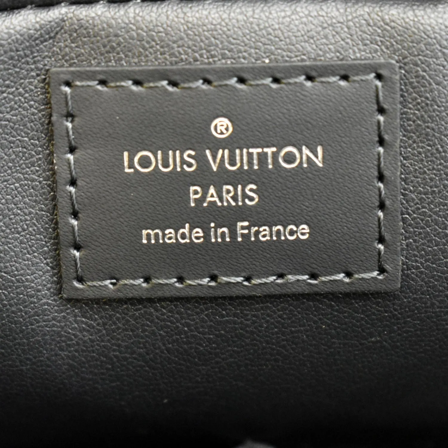 LOUIS VUITTON Toilet GM Damier Graphite Pouch Black