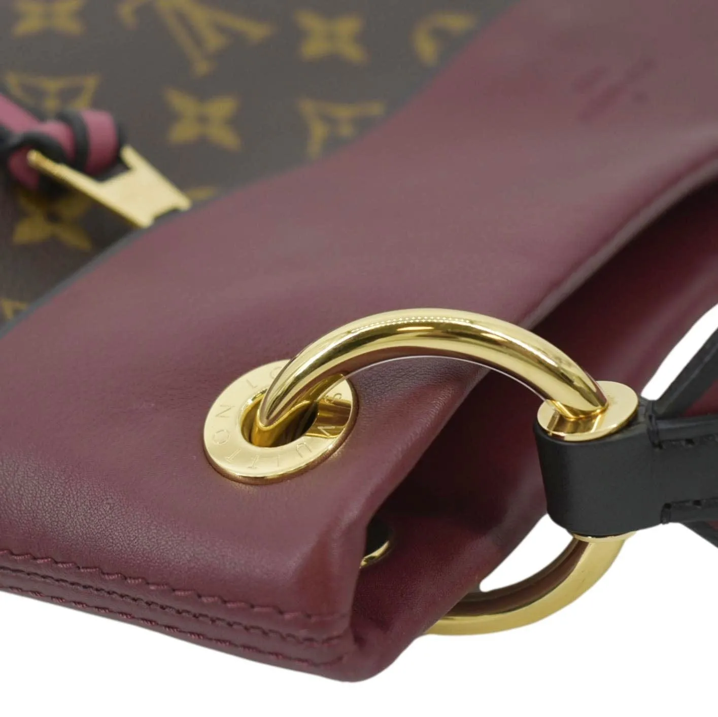 LOUIS VUITTON Tuileries Besace Monogram Canvas Shoulder Bag Bruyere
