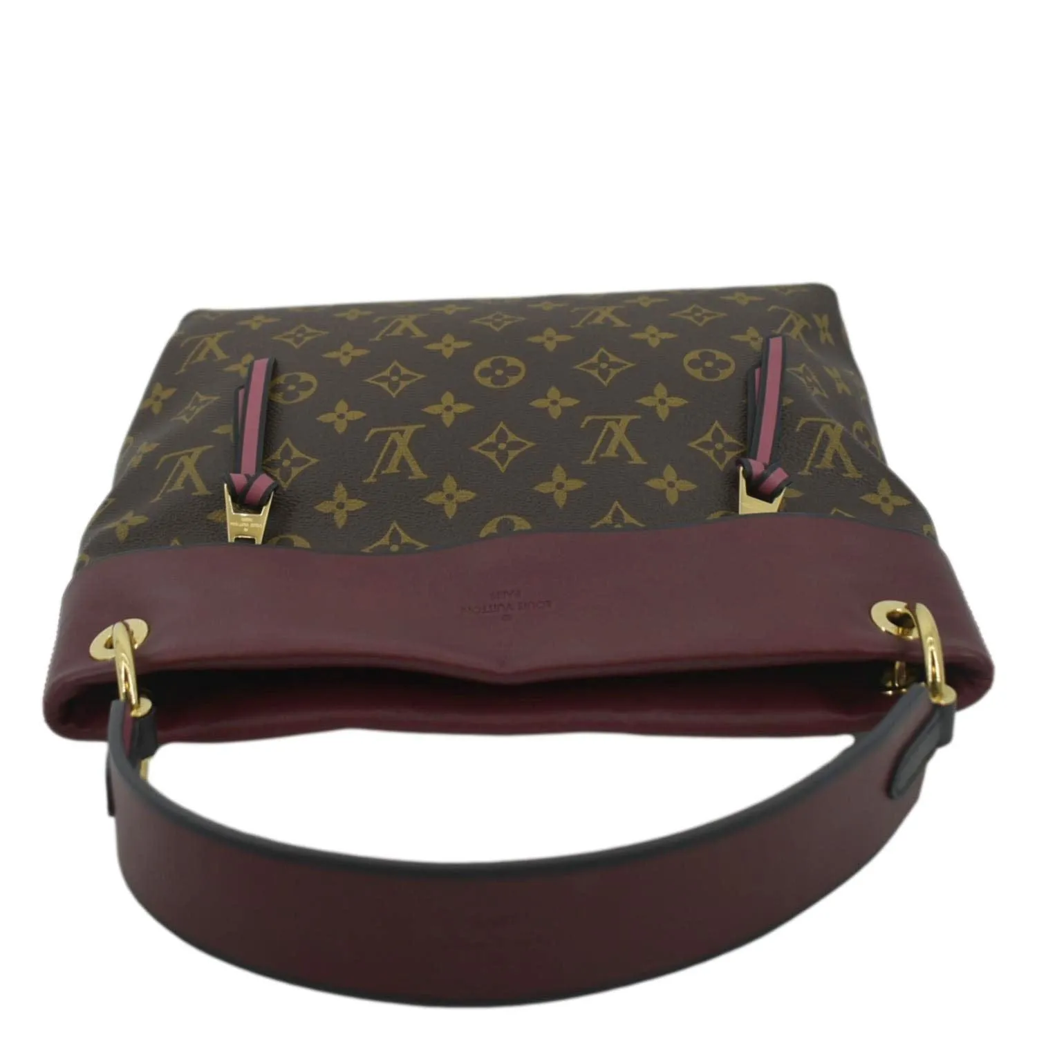 LOUIS VUITTON Tuileries Besace Monogram Canvas Shoulder Bag Bruyere